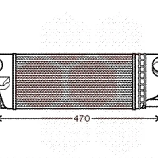Intercooler CITROEN C5 2 2004-> pentru 1.6 HDi , perioada 2004 2005 2006 2007 2008 2009
