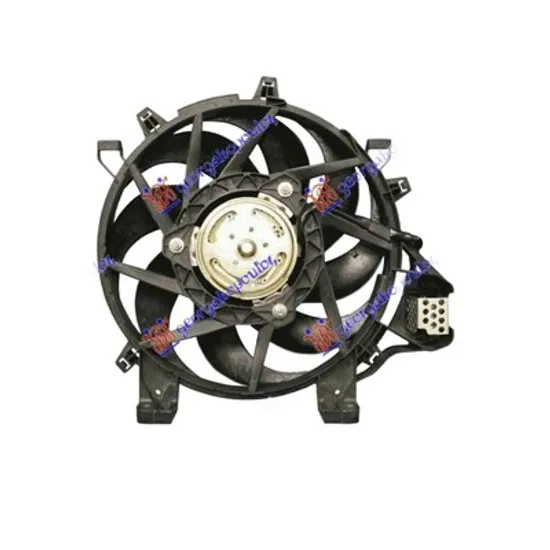 Ventilator Motor OPEL COMBO 2001->2012 Electroventilator complet cu aer conditionat 1 3-1 7 CDTi 325 WATT Perioada 2001 2002 2003 2004 2005 2006 2007 2008 2009 2010 2011