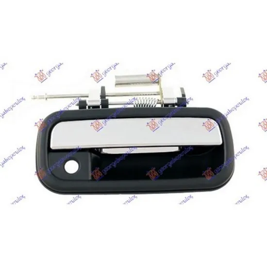 Maner Usa TOYOTA LAND CRUISER PRADO J12 2002->2009 Maner exterior usa fata cromat/negru dreapta, 2002->2010 Perioada 2002 2003 2004 2005 2006 2007 2008 2009 2010