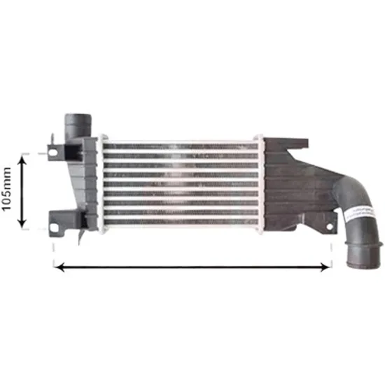 Intercooler OPEL ASTRA H GTC 2005->2010 pentru 1.7 CDTi , perioada 2005 2006 2007 2008 2009 2010
