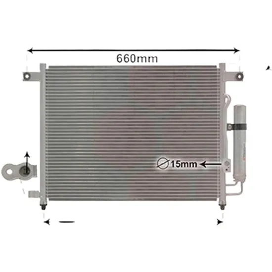 Radiator aer conditionat CITROEN JUMPER 2006-> pentru 2.0 BlueHDi 130, perioada 2016 2017 2018 2019