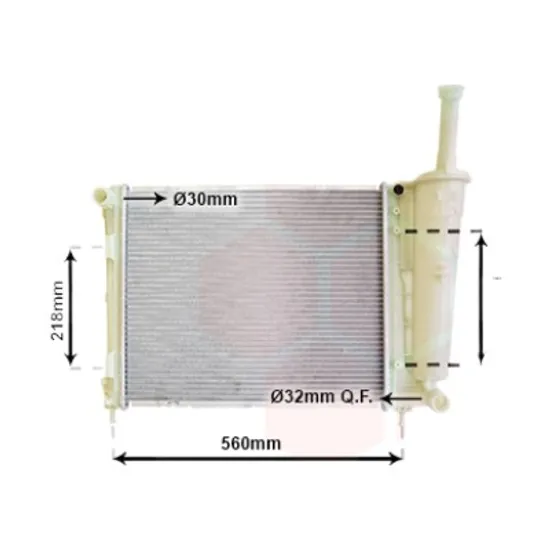 Radiator apa LANCIA YPSILON 2011-> pentru 1.2, perioada 2011 2012 2013 2014 2015 2016