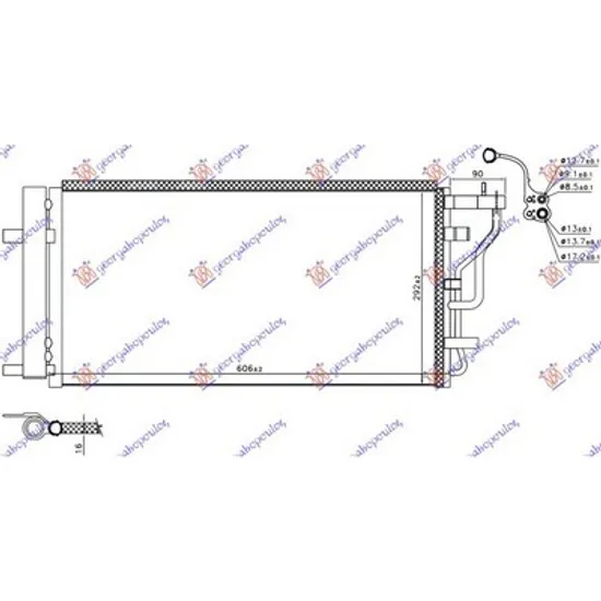 Radiator Aer Conditionat HYUNDAI ELANTRA 2016->2020 Radiator aer conditionat 1.0/1.4 T-GDI benzina 1.6 CRDi Perioada 2015 2016 2017 2018 2019