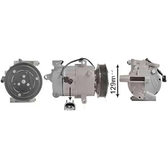 Compresor aer conditionat PEUGEOT BOXER 2006-> pentru 2.2 HDi 130, perioada 2011 2012 2013 2014 2015 2016