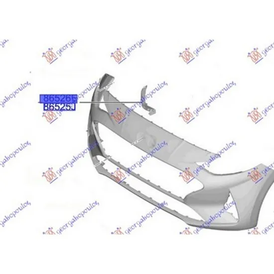 Suport Bara fata HYUNDAI i10 2013->2020 Suport bara fata superioara plastic original dreapta 2016-> Perioada 2016 2017 2018 2019