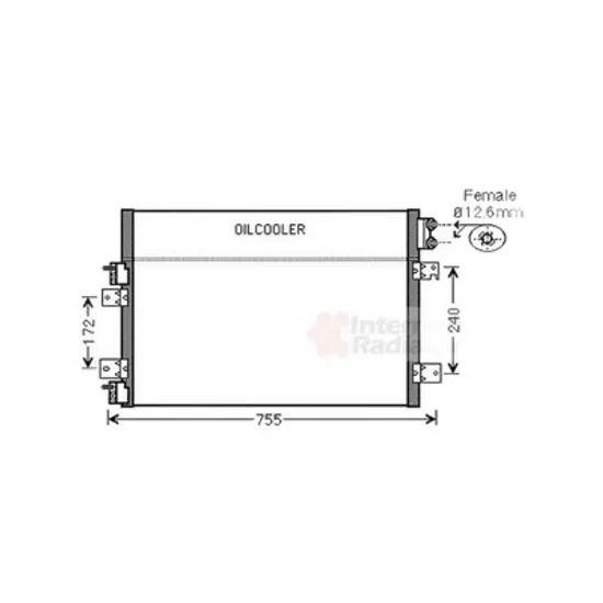 Radiator Aer Conditionat DODGE CALIBER 2006-> Radiator aer conditionat benzina/ diesel (63,5x42,2x1,6) Perioada 2006 2007 2008 2009 2010 2011 2012 2013 2014