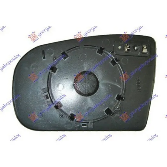 Sticla Oglinda MERCEDES E-CLASS W210 1995->2002 Geam oglinda exterioara dreapta, asferic, cu incalzire ((W210) 06.99-12.01) Perioada 1999 2000 2001 2002