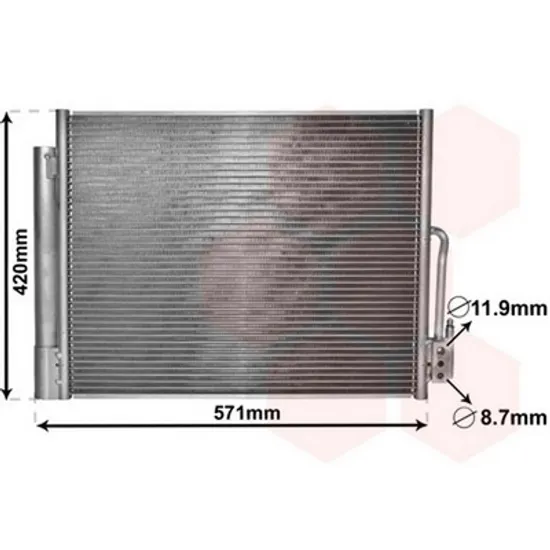 Radiator Aer Conditionat OPEL MERIVA B 2010->2017 Radiator aer conditionat benzina diesel 50x41 Perioada 2010 2011 2012 2013 2014 2015 2016 2017 2018 2019 2020