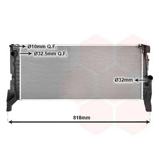 Radiator Motor BMW X2 F39 2017-> Radiator apa 2.0 (18D-20/25DX) diesel (680x320x26) Perioada 2017 2018 2019 2020 2021