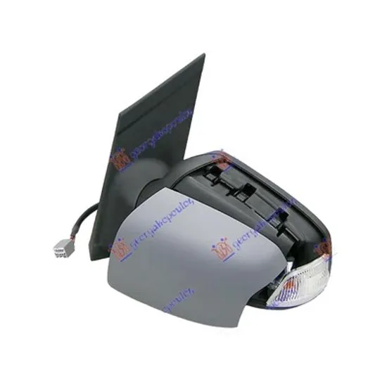 Oglinda FORD FOCUS 2 2004->2013 Oglinda exterioara stanga, ptr vopsit, electrica/incalzire,cu semnal pt Ghia (10.04-12.07) Perioada 2004 2005 2006 2007