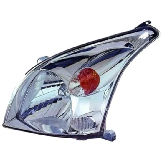 Far dreapta TOYOTA LAND CRUISER PRADO J12 2002->2009 perioada 2005 2006 2007 2008 2009 fara motor reglaj, cu reglaj electric, cu bec H4