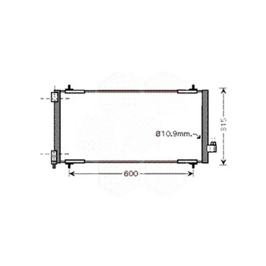 Radiator aer conditionat SEAT LEON 2012-> 1.5 TSI 110KW 150CP , pentru motor DADA, DPCA perioada 2018 2019,2020,2021,2022 2023