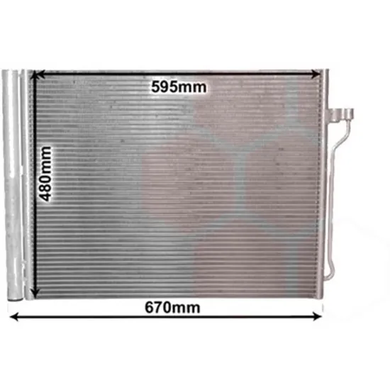 Radiator aer conditionat OPEL INSIGNIA A 2008->2017 2.0 CDTI 125KW 170CP , pentru motor B 20 DTH perioada 2014 2015,2016 2017