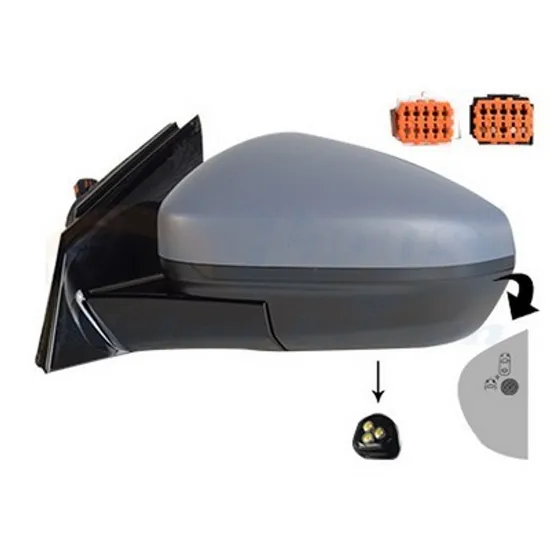 Oglinda OPEL GRANDLAND X 2017-> Oglinda exterioara electrica cu incalzire cu rabatare electrica cu memorie (cu lampa de podea & senzor de banda) 15 PIN stanga Perioada 2017 2018 2019 2020 2021 2022 2023