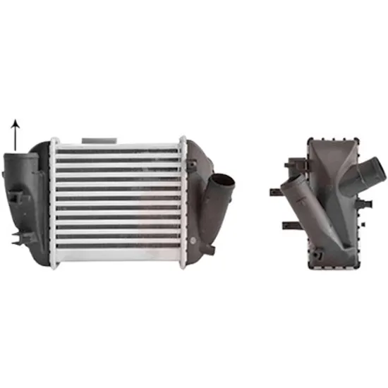 Intercooler AUDI A4 8E2; B6 2000->2005 pentru 2.5 TDI quattro, perioada 2000 2001 2002 2003 2004