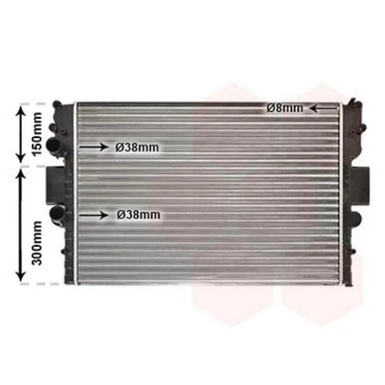 Radiator Motor IVECO DAILY 3 1999->2007 Radiator apa pentru 3,0 T.D cu/fara aer conditionat (65x45x32) Perioada 1999 2000 2001 2002 2003 2004 2005 2006