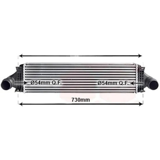 Intercooler VOLVO V40 Cross Country 2012->, V40 2012-> pentru T3, perioada 2015 2016 2017 2018 2019 2020