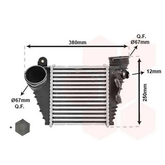 Intercooler SEAT LEON 1999->2006 Radiator intercooler 1 9TDI 18 3x18 9x8 5 ASZ Perioada 1999 2000 2001 2002 2003 2004 2005 2006