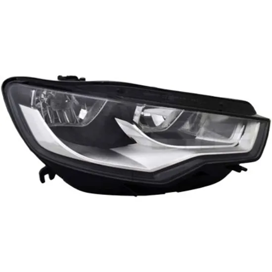 Far dreapta AUDI A6 Allroad C7 2012->2018 perioada 2012 2013 2014 pana la an de fabricatie 2014, cu motor reglaj, semnal transparent, cu reglaj electric, cu daylight, cu bec H15, cu bec H7,