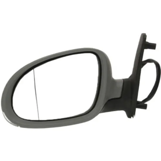 Oglinda exterioara stanga VW JETTA 5 2005->2010, SHARAN 1995->2010 perioada 1995 1996 1997 1998 1999 2000 2001 2002 2003 2004 2005 2006 2007 2008 2009 2010 de la an de fabricatie 2004, cu semnal, reglaj electric, cu incalzire, rabatare electrica, prevopsit grund