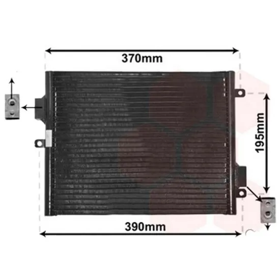 Radiator aer conditionat MERCEDES C-CLASS W205 2013-> pentru C 300 e , perioada 2019 2020 2021 2022 2023 2024