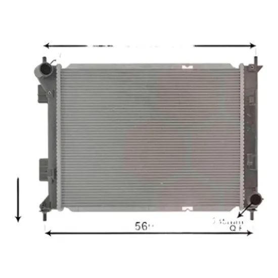 Radiator apa HYUNDAI ix20 2010-> 1.4 CRDi 57KW 78CP , pentru motor D4FC perioada 2011 2012,2013,2014,2015 2016