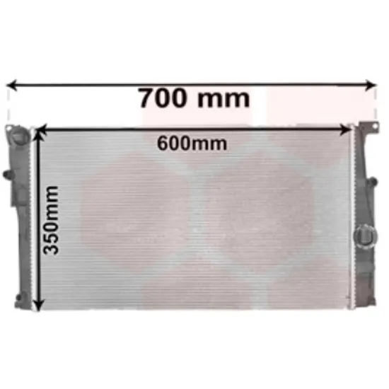 Radiator apa BMW 3 F30 2011->2018, 3 Gran Turismo F34 2012-> pentru 330 d, perioada 2012 2013 2014 2015 2016 2017 2018 2019