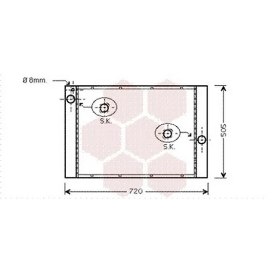 Radiator Motor BMW 5 E60 2001->2010 Radiator apa pentru toate modelele benzina CV manuala (62x49) BEHR Perioada 2003 2004 2005 2006 2007 2008 2009 2010