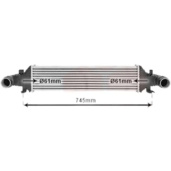 Intercooler MERCEDES GLK-CLASS X204 2008->2015 pentru 200, perioada 2013 2014 2015