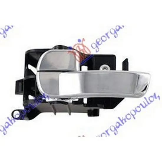 Maner Usa NISSAN NAVARA D40 2004->2014 Maner usa interior cromat cu inchidere stanga Perioada 2004 2005 2006 2007 2008 2009 2010 2011 2012 2013 2014 2015