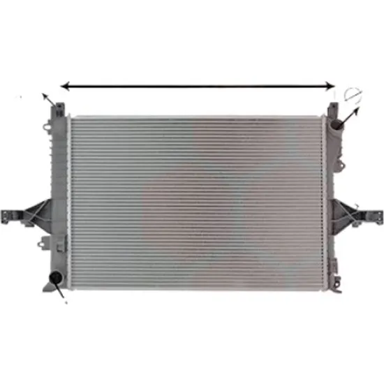 Radiator apa VOLVO V70 2 1999->2008 2.4 103KW 140CP , pentru motor B 5244 S2 perioada 2000 2001,2002,2003,2004,2005,2006 2007