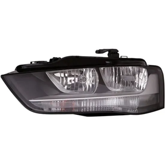 Far stanga AUDI A4 Allroad B8 2009->2016 perioada 2011 2012 2013 2014 2015 2016 cu motor reglaj, semnal alb, cu reglaj electric, cu bec H7/H7
