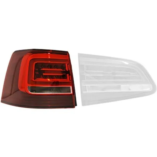 Lampa stop spate stanga VW SHARAN 2006->2020 perioada 2010 2011 2012 2013 2014 2015 de la an de fabricatie 07/2015, semnal alb, cu bec LED, exterior