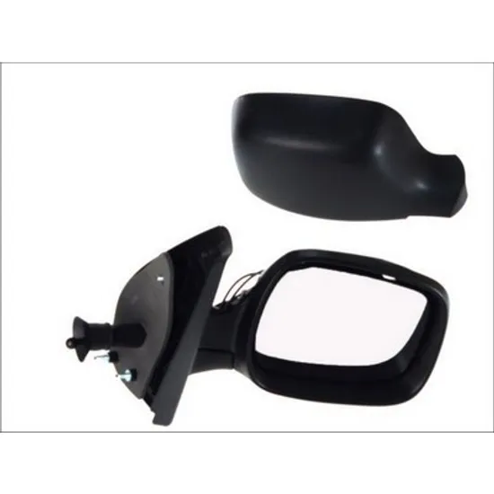 Oglinda NISSAN KUBISTAR 2003->2009 Oglinda exterioara dreapta, neagra cu reglaj mecanic Perioada 2003 2004 2005 2006 2007 2008 2009