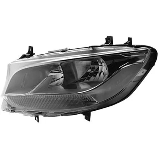 Far stanga MERCEDES SPRINTER 907 910 2018-> perioada 2018 2019 2020 2021 2022 2023 cu motor reglaj, far dublu, halogen, cu lumina de zi, cu bec H15, cu bec H7