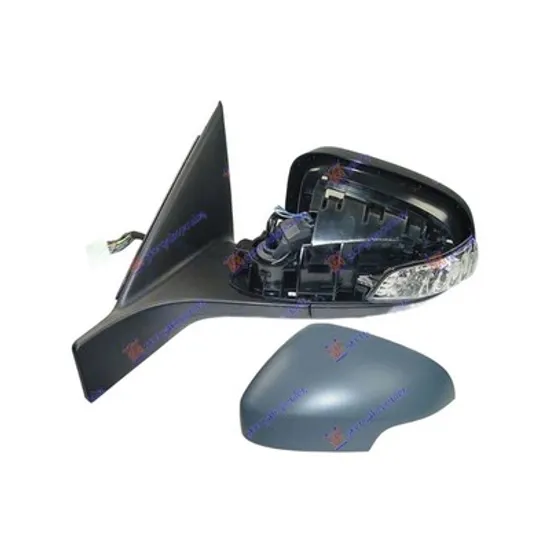 Oglinda VOLVO S80 2 2006->2016 Oglinda exterioara electrica cu incalzire pentru vopsit (cu semnal)si senzor stanga Perioada 2006 2007 2008 2009 2010 2011 2012