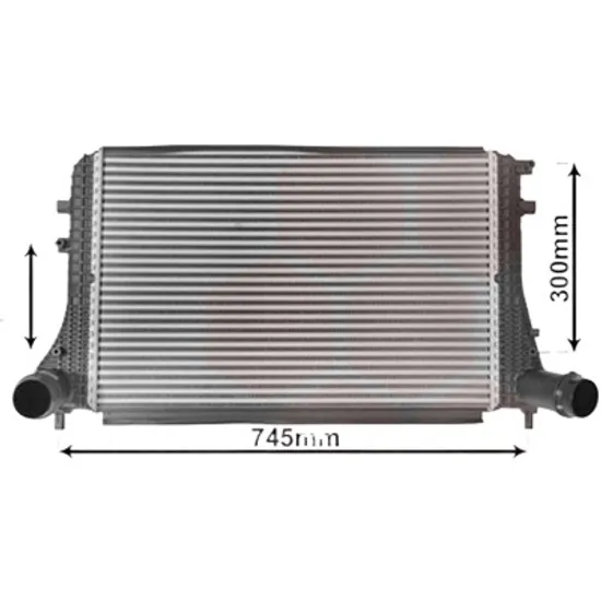 Intercooler VW JETTA 6 2010-> 2.0 TDI 103KW 140CP , pentru motor CFFB, CFHC, CJAA, CLCB perioada 2011 2012,2013,2014,2015 2016