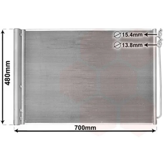 Radiator aer conditionat AUDI A5 Sportback 8TA 2009->2020 1.8 TFSI 106KW 144CP , pentru motor CJED perioada 2014 2015,2016 2017