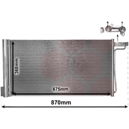 Radiator aer conditionat PEUGEOT BOXER 2006-> pentru 2.0 BlueHDi 160, perioada 2015 2016 2017 2018 2019