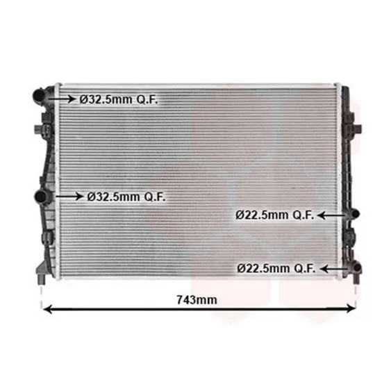Radiator Motor AUDI A1 Sportback 2018-> Radiator apa 1.0 (25/35 TFSI) benzina (650x440x22) Perioada 2018 2019 2020 2021 2022 2023 2024