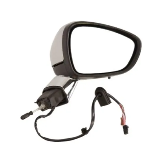Oglinda exterioara dreapta CITROEN C3 2 2009->2016 perioada 2010 2011 2012 2013 2014 2015 adaptiv, cu doua mufe, cromat, cu semnal, cu incalzire, cu senzor de temperatura, rabatare electrica, prevopsit grund,