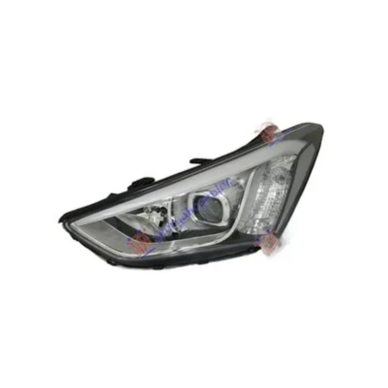 Faruri HYUNDAI SANTA FE 3 2012->2018 Far XENON cu daylight LED E stanga 2012->2016 Perioada 2012 2013 2014 2015 2016