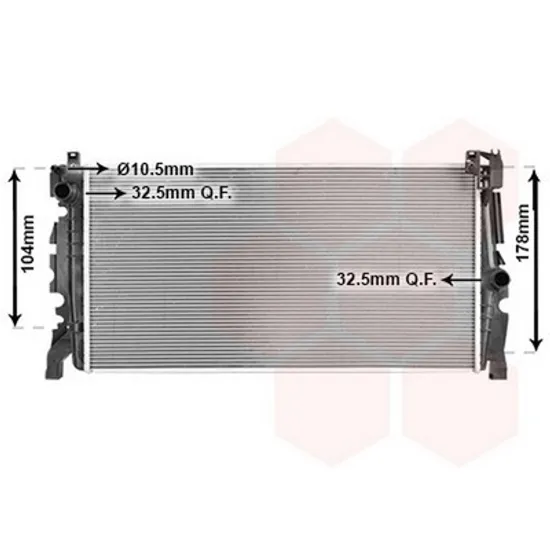 Radiator Motor MINI COUNTRYMAN F60 2016-> Radiator apa 1.5 HYBRID- benzina cv automata (680x350x26) Perioada 2016 2017 2018 2019 2020 2021 2022