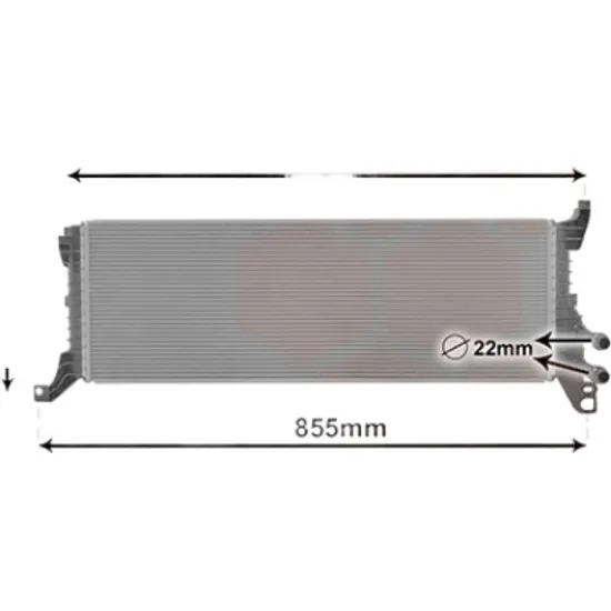 Radiator apa VW CARAVELLE 6 2015->, TRANSPORTER T6 2015-> pentru 2.0 TDI, perioada 2015 2016 2017 2018 2019 2020