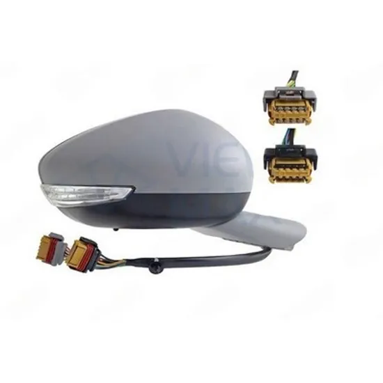 Oglinda PEUGEOT 508 1 2010->2018 Oglinda exterioara electrica cu incalzire cu rabatare electrica pentru vopsit cu memorie (cu semnal LED si lampa podea si senzor banda si senzor) 10H/10P+10H8P DREAPTA Perioada 2015 2016 2017 2018