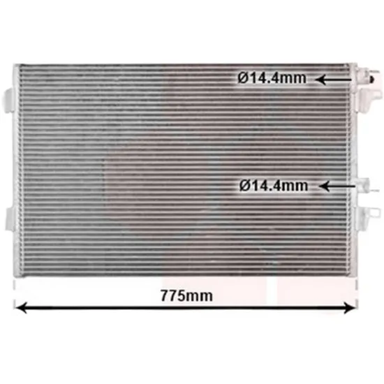 Radiator aer conditionat VOLVO XC40 2017-> 1.5 T3 120KW 163CP , pentru motor B 3154 T2, B 3154 T7 perioada 2019 2020,2021,2022,2023 2024