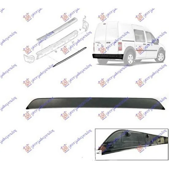 Bandou Bara spate FORD TRANSIT CONNECT 2002->2013 Bandou bara spate inferior (O) Perioada 2002 2003 2004 2005 2006 2007 2008 2009 2010 2011 2012