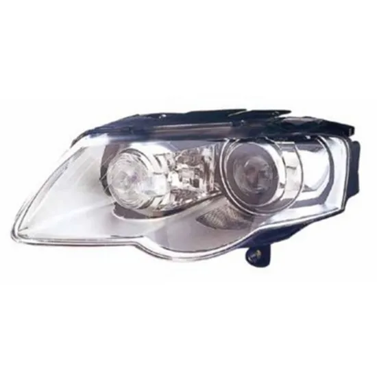 Faruri VW PASSAT B6 2005->2010 Far stanga cu reglaj electric, Xenon, typ Valeo, cu motor, adaptiv 07.2007-> Perioada 2007 2008 2009 2010