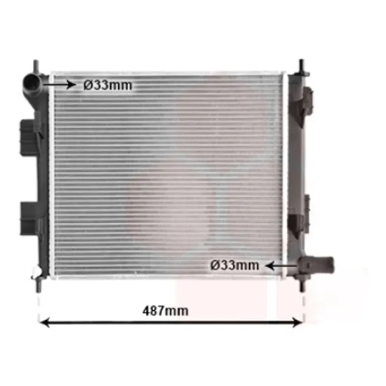 Radiator apa HYUNDAI i10 2013->2020 pentru 1.2, perioada 2018 2019 2020 2021 2022 2023