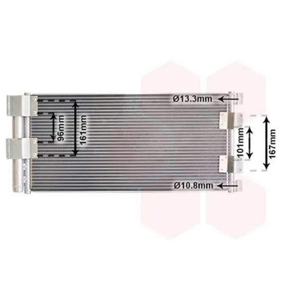Radiator Aer Conditionat LAND ROVER FREELANDER 1 1998->2006 Radiator aer conditionat 2000->2006 (62.5x31.5x1.6) Perioada 1998 1999 2000 2001 2002 2003 2004 2005